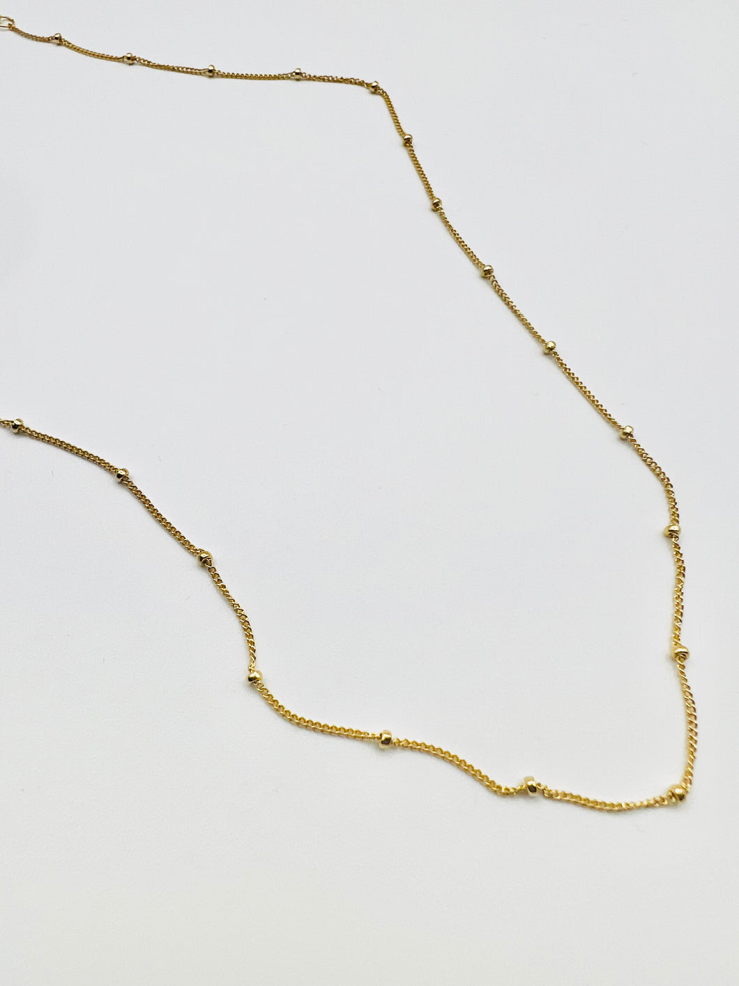 14k gold filled satellite necklace