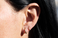 Load image into Gallery viewer, 14K YELLOW GOLD 10MM HOOP EARRINGS
